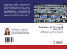 Buchcover von Restrictions on freedom of association