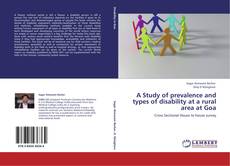 Обложка A Study of prevalence and types of disability at a rural area at Goa