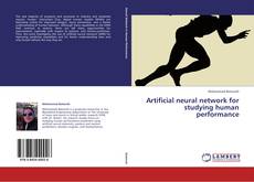 Artificial neural network for studying human performance kitap kapağı