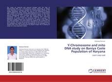 Capa do livro de Y-Chromosome and mito DNA study on Baniya Caste Population of Haryana 