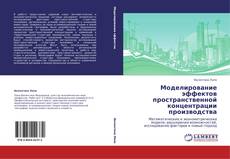 Bookcover of Моделирование эффектов пространственной концентрации производства