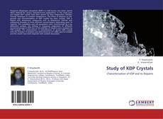 Couverture de Study of KDP Crystals