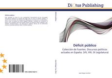 Buchcover von Déficit público