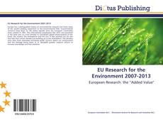 Copertina di EU Research for the Environment 2007-2013