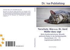 Buchcover von Tierschutz. Was u.a. Dr. Gerd Müller dazu sagt