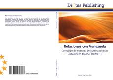 Capa do livro de Relaciones con Venezuela 