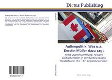 Bookcover of Außenpolitik. Was u.a. Kerstin Müller dazu sagt