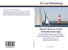 Bookcover of Ostsee. Was u.a. Frank Schwabe dazu sagt