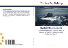 Portada del libro de Nuclear Disarmament
