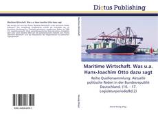 Portada del libro de Maritime Wirtschaft. Was u.a. Hans-Joachim Otto dazu sagt