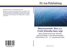 Meeresumwelt. Was u.a. Frank Schwabe dazu sagt kitap kapağı