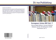 Portada del libro de European Union Bill Vol. 7