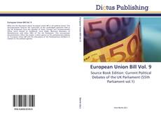 Portada del libro de European Union Bill Vol. 9