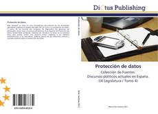 Protección de datos kitap kapağı