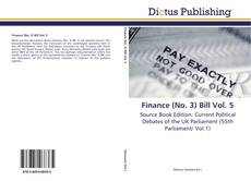 Borítókép a  Finance (No. 3) Bill Vol. 5 - hoz