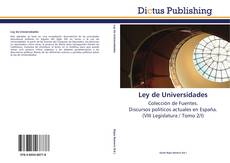 Couverture de Ley de Universidades