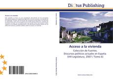 Portada del libro de Acceso a la vivienda