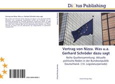 Vertrag von Nizza. Was u.a. Gerhard Schröder dazu sagt kitap kapağı