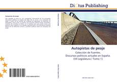 Autopistas de peaje kitap kapağı