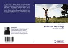 Buchcover von Adolescent Psychology