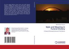 Portada del libro de Style and Meaning in Funeral Oratory