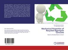 Portada del libro de Mechanical Properties of Recycled Aggregate Concrete