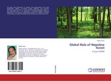 Couverture de Global Role of Nepalese forest