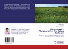 Common vetch Management in Rice-Fallow Blackgram kitap kapağı