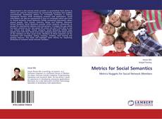 Copertina di Metrics for Social Semantics