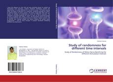 Couverture de Study of randomness for different time intervals