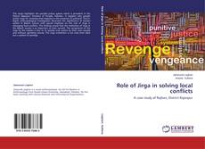 Buchcover von Role of Jirga in solving local conflicts
