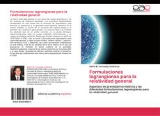 Buchcover von Formulaciones lagrangianas para la relatividad general