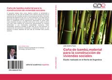 Portada del libro de Caña de bambú,material para la construcción de viviendas sociales