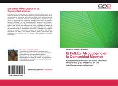 Buchcover von El Folklor Afrocubano en la Comunidad Moense