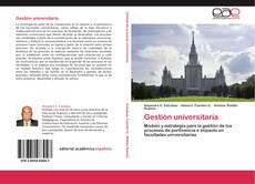 Bookcover of Gestión universitaria