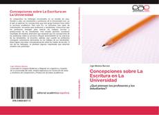 Capa do livro de Concepciones sobre La Escritura en La Universidad 
