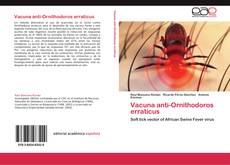 Capa do livro de Vacuna anti-Ornithodoros erraticus 