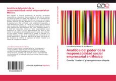 Capa do livro de Analítica del poder de la responsabilidad social empresarial en México 
