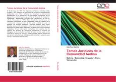 Capa do livro de Temas Jurídicos de la Comunidad Andina 