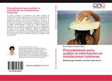 Capa do livro de Procedimiento para auditar la información en instalaciones hoteleras 