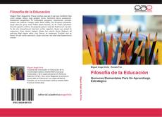 Filosofía de la Educación kitap kapağı