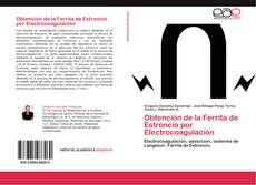 Buchcover von Obtención de la Ferrita de Estroncio por Electrocoagulación