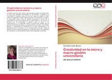 Capa do livro de Creatividad en la micro y macro gestión universitaria 