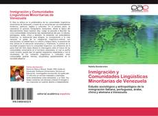 Inmigración y Comunidades Lingüísticas Minoritarias de Venezuela kitap kapağı