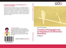 Buchcover von Temática Pedagógica de la Asignatura en Derechos Humanos