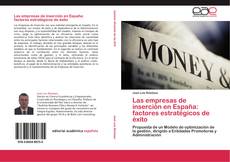 Buchcover von Las empresas de inserción en España: factores estratégicos de éxito