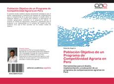 Buchcover von Población Objetivo de un Programa de Competitividad Agraria en Perú