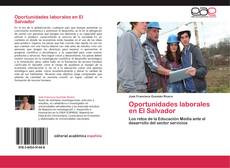 Capa do livro de Oportunidades laborales en El Salvador 