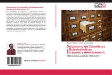 Diccionario de Canonistas y Eclesiasticistas Europeos y Americanos (I)的封面