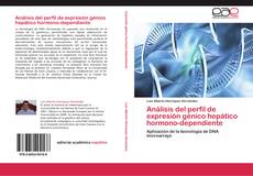 Buchcover von Análisis del perfil de expresión génico hepático hormono-dependiente